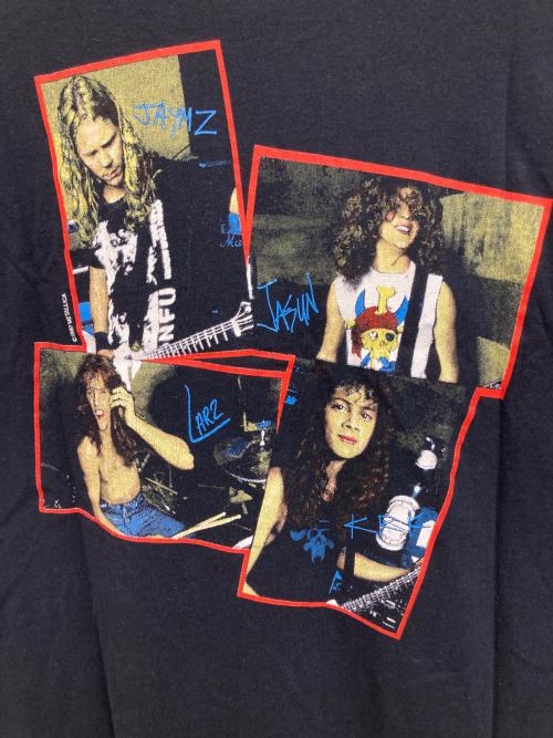 HUGGER（ハガー）HUGGER (ハガー) 80‘SバンドTシャツ ブラック サイズ:Lの古着・服飾アイテム