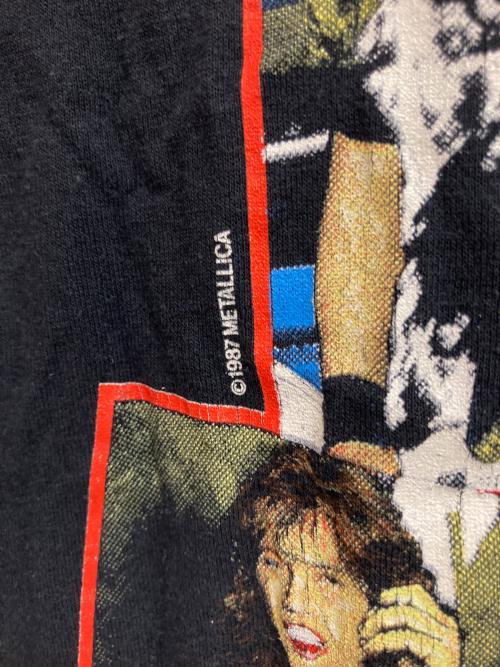 HUGGER（ハガー）HUGGER (ハガー) 80‘SバンドTシャツ ブラック サイズ:Lの古着・服飾アイテム