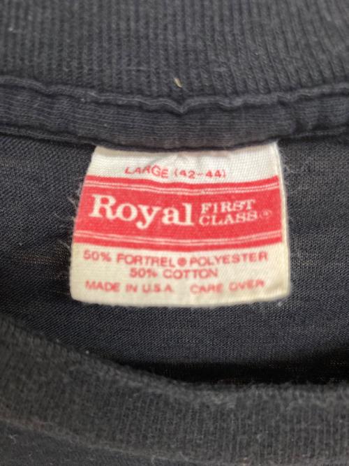 ROYAL（ロイヤル）ROYAL (ロイヤル) 80sバンドTシャツ ブラック サイズ:Lの古着・服飾アイテム