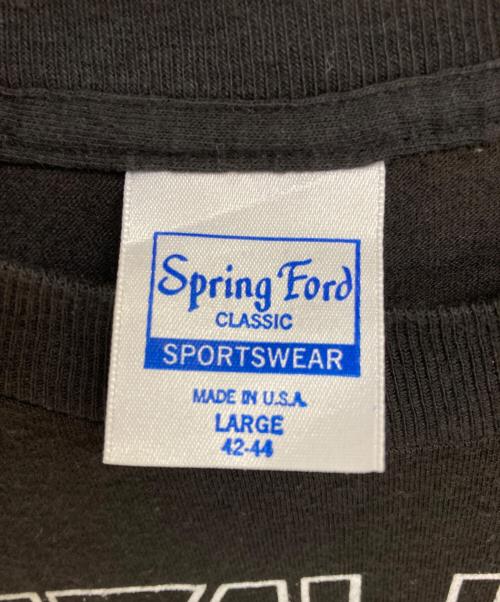 Spring Ford（スプリング フォード）Spring Ford (スプリング フォード) 80`SバンドTシャツ ブラック サイズ:Lの古着・服飾アイテム