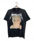 METALLICAメタリカ）の古着「Enter sandman/90‘SバンドTシャツ」｜ブラック