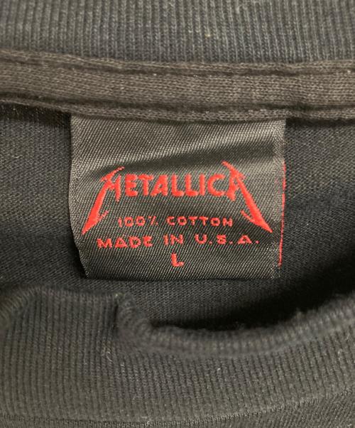 METALLICA（メタリカ）METALLICA (メタリカ) Enter sandman/90‘SバンドTシャツ ブラック サイズ:Lの古着・服飾アイテム