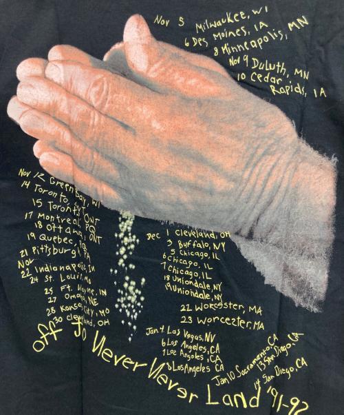 METALLICA（メタリカ）METALLICA (メタリカ) Enter sandman/90‘SバンドTシャツ ブラック サイズ:Lの古着・服飾アイテム