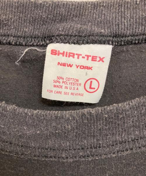 SHIRT-TEX（シャツテックス）SHIRT-TEX (シャツテックス) 80`SバンドTシャツ ブラック サイズ:Lの古着・服飾アイテム