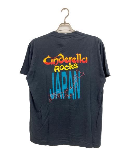 HUGGER（ハガー）HUGGER (ハガー) 80sヴィンテージTシャツ ブラック サイズ:XLの古着・服飾アイテム