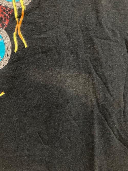HUGGER（ハガー）HUGGER (ハガー) 80sヴィンテージTシャツ ブラック サイズ:XLの古着・服飾アイテム