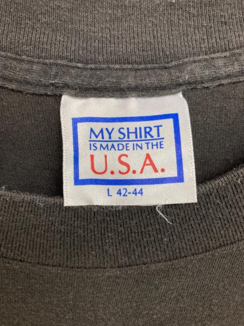 MY SHIRT（-）MY SHIRT (-) バンドTシャツ ブラック サイズ:Lの古着・服飾アイテム