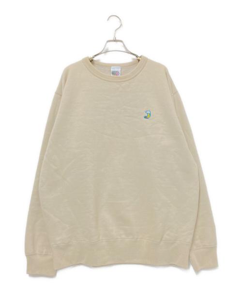 JAZZYSPORT（ジャジースポート）JAZZYSPORT (ジャジースポート) 裏起毛スウェット ベージュ サイズ:Lの古着・服飾アイテム