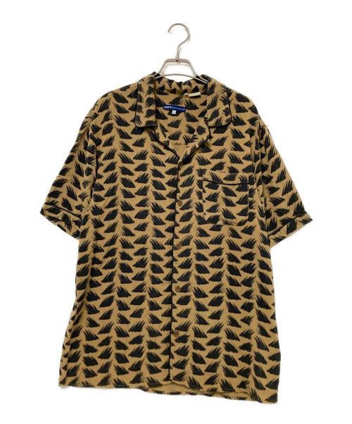 LEVI'S（リーバイス）LEVI'S (リーバイス) オープンカラーシャツ ブラック×ベージュ サイズ:Sの古着・服飾アイテム