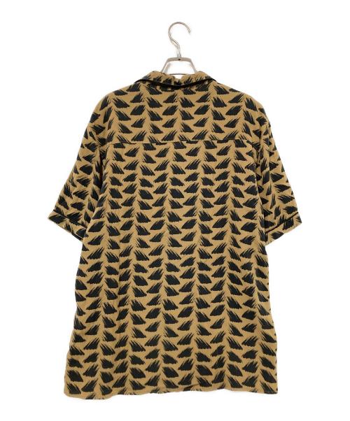 LEVI'S（リーバイス）LEVI'S (リーバイス) オープンカラーシャツ ブラック×ベージュ サイズ:Sの古着・服飾アイテム