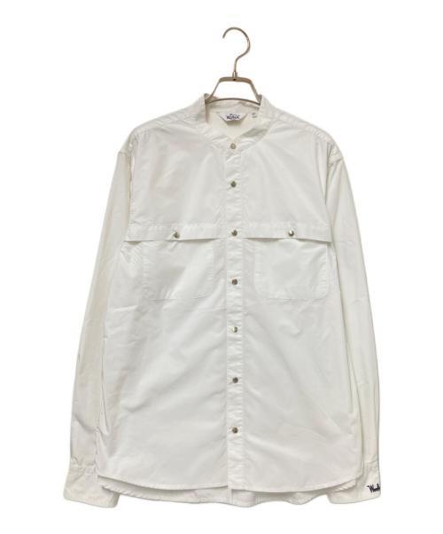WOOLRICH（ウールリッチ）WOOLRICH (ウールリッチ) スナップボタンシャツ ホワイト サイズ:USA:Sの古着・服飾アイテム