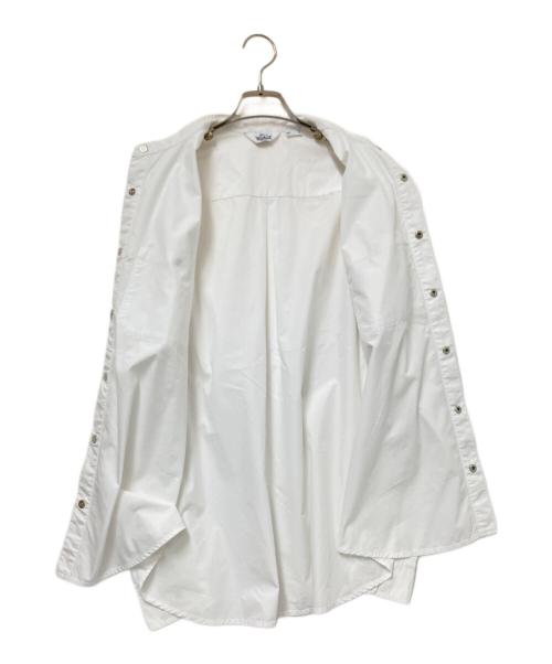 WOOLRICH（ウールリッチ）WOOLRICH (ウールリッチ) スナップボタンシャツ ホワイト サイズ:USA:Sの古着・服飾アイテム