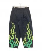 Dickies×INSCRIBE TATTOOディッキーズ×インスクライブ タトゥー）の古着「MS X INS FIRE PRINT PT」｜ブラック