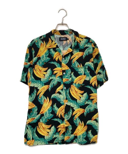 X-LARGE（エクストララージ）X-LARGE (エクストララージ) アロハシャツ ブラック サイズ:Sの古着・服飾アイテム