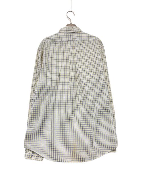 RALPH LAUREN（ラルフローレン）RALPH LAUREN (ラルフローレン) チェックシャツ ホワイト×イエロー サイズ:Lの古着・服飾アイテム