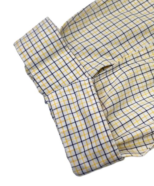 RALPH LAUREN（ラルフローレン）RALPH LAUREN (ラルフローレン) チェックシャツ ホワイト×イエロー サイズ:Lの古着・服飾アイテム