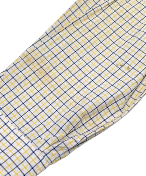 RALPH LAUREN（ラルフローレン）RALPH LAUREN (ラルフローレン) チェックシャツ ホワイト×イエロー サイズ:Lの古着・服飾アイテム