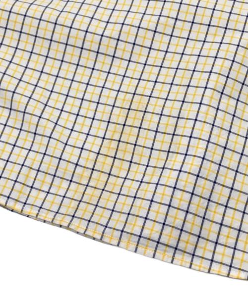 RALPH LAUREN（ラルフローレン）RALPH LAUREN (ラルフローレン) チェックシャツ ホワイト×イエロー サイズ:Lの古着・服飾アイテム