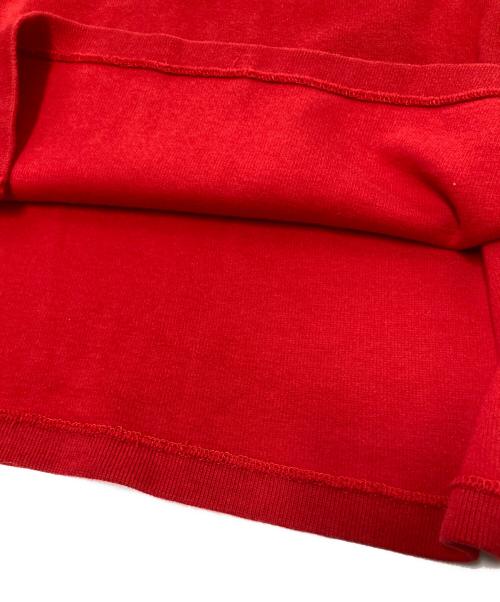 POLO RALPH LAUREN（ポロ・ラルフローレン）POLO RALPH LAUREN (ポロ・ラルフローレン) ハーフジップスウェット レッド サイズ:Mの古着・服飾アイテム