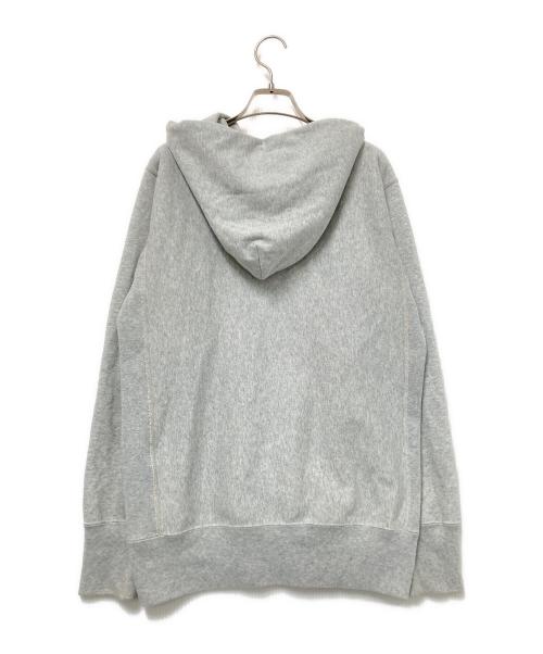 Champion REVERSE WEAVE（チャンピオン リバース ウィーブ）Champion REVERSE WEAVE (チャンピオン リバース ウィーブ) ジップフーデットスウェットシャツ グレー サイズ:Lの古着・服飾アイテム