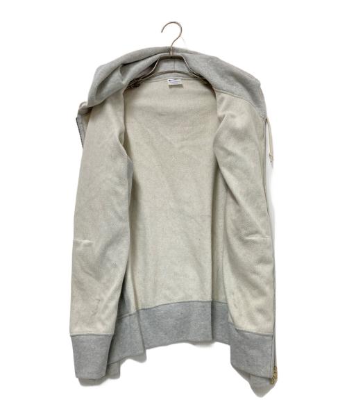 Champion REVERSE WEAVE（チャンピオン リバース ウィーブ）Champion REVERSE WEAVE (チャンピオン リバース ウィーブ) ジップフーデットスウェットシャツ グレー サイズ:Lの古着・服飾アイテム