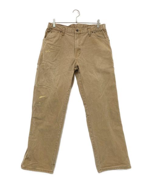 Dickies（ディッキーズ）Dickies (ディッキーズ) ペインターパンツ ブラウン サイズ:36×30の古着・服飾アイテム