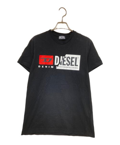 DIESEL（ディーゼル）DIESEL (ディーゼル) プリントTシャツ ブラック サイズ:Mの古着・服飾アイテム
