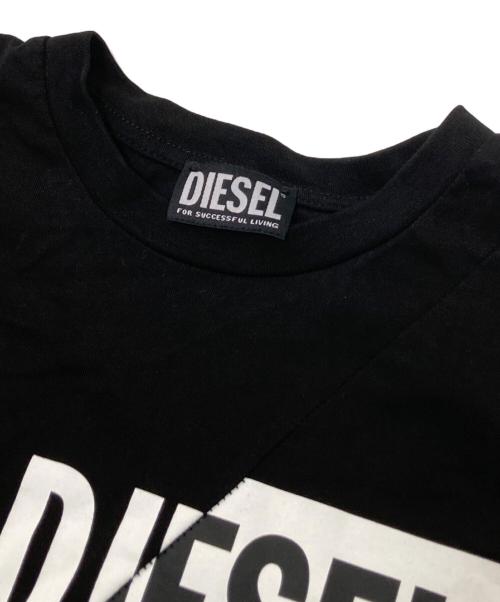 DIESEL（ディーゼル）DIESEL (ディーゼル) プリントTシャツ ブラック サイズ:Mの古着・服飾アイテム