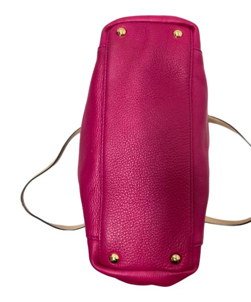 MICHAEL KORS（マイケル・コース）MICHAEL KORS (マイケル・コース) レザートートバッグ ピンク サイズ:下記参照の古着・服飾アイテム