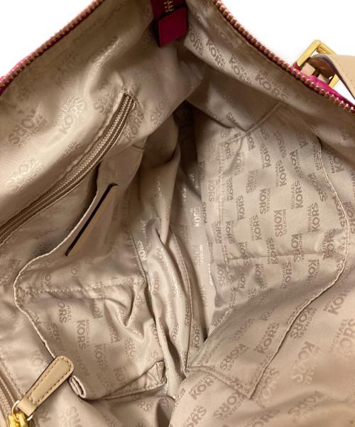 MICHAEL KORS（マイケル・コース）MICHAEL KORS (マイケル・コース) レザートートバッグ ピンク サイズ:下記参照の古着・服飾アイテム