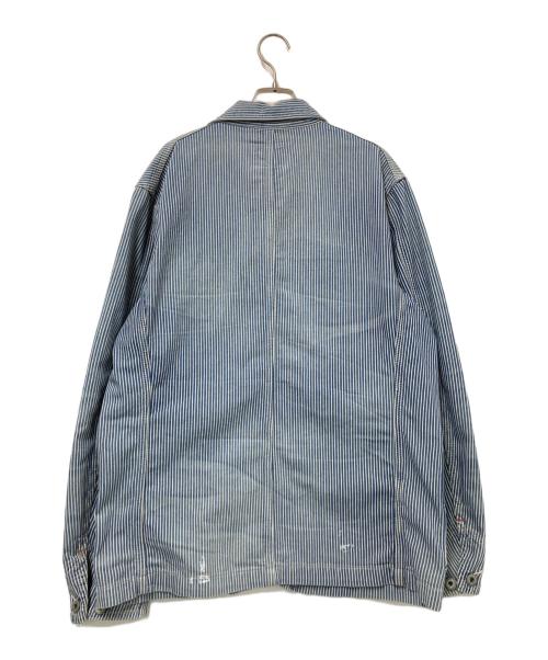 POLO RALPH LAUREN（ポロ・ラルフローレン）POLO RALPH LAUREN (ポロ・ラルフローレン) カバーオール ホワイト×ブルー サイズ:Mの古着・服飾アイテム