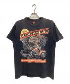 HARLEY-DAVIDSONハーレーダビッドソン）の古着「90‘SプリントTシャツ」｜グレー