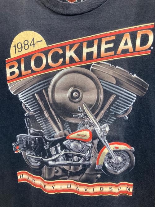 HARLEY-DAVIDSON（ハーレーダビッドソン）HARLEY-DAVIDSON (ハーレーダビッドソン) 90‘SプリントTシャツ グレー サイズ:Mの古着・服飾アイテム