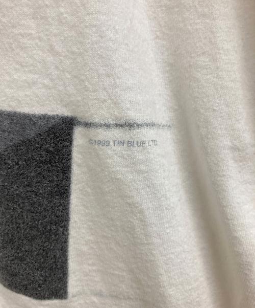 TULTEX（タルテックス）TULTEX (タルテックス) 90‘SプリントTシャツ ホワイト×レッド サイズ:XLの古着・服飾アイテム