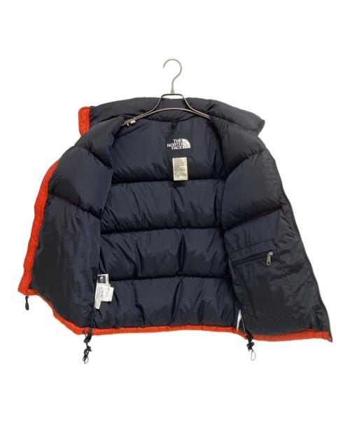 THE NORTH FACE（ザ ノース フェイス）THE NORTH FACE (ザ ノース フェイス) ヌプシダウンベスト オレンジ×ブラック サイズ:Mの古着・服飾アイテム