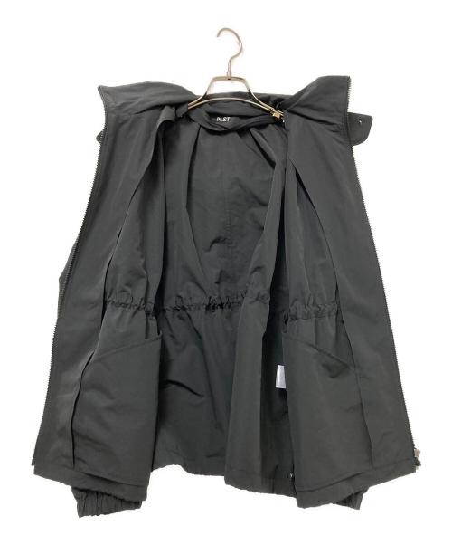 PLST（プラステ）PLST (プラステ) フーデッドジャケット ブラック サイズ:Mの古着・服飾アイテム