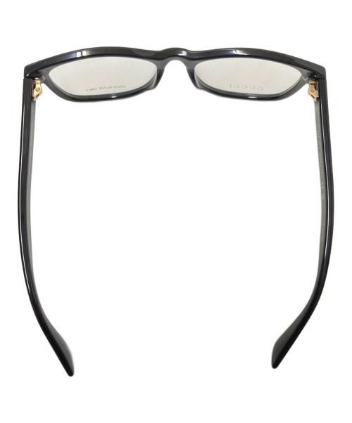 GUCCI（グッチ）GUCCI (グッチ) 眼鏡 ブラック サイズ:56□18-145の古着・服飾アイテム