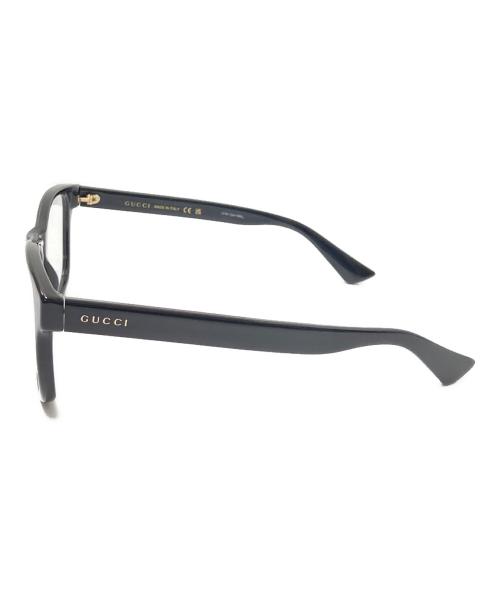 GUCCI（グッチ）GUCCI (グッチ) 眼鏡 ブラック サイズ:56□18-145の古着・服飾アイテム