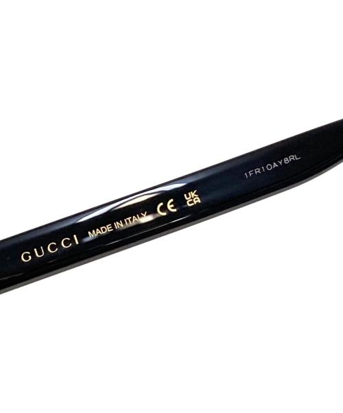 GUCCI（グッチ）GUCCI (グッチ) 眼鏡 ブラック サイズ:56□18-145の古着・服飾アイテム