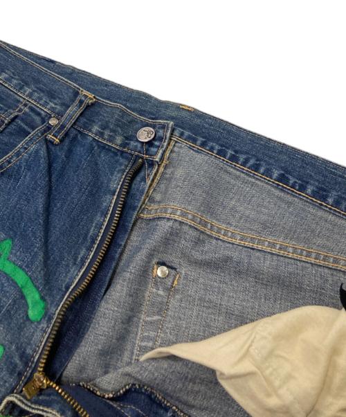 BILLIONAIRE BOYS CLUB（ビリオネアボーイズクラブ）BILLIONAIRE BOYS CLUB (ビリオネアボーイズクラブ) ドッグランプリントデニムパンツ インディゴ サイズ:XLの古着・服飾アイテム