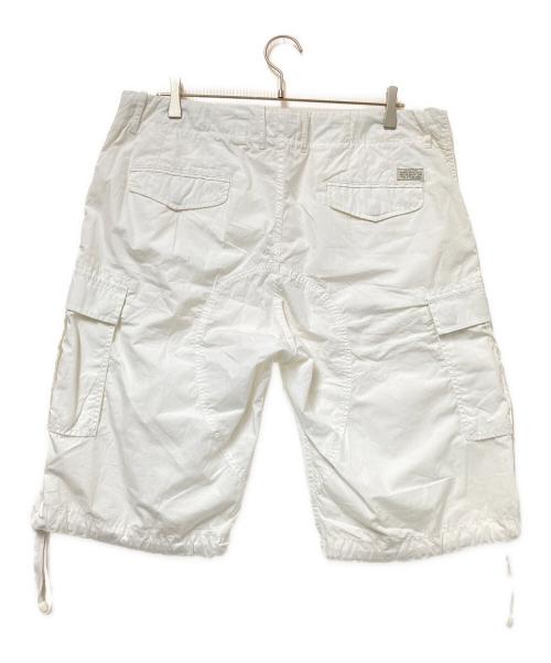 DIESEL（ディーゼル）DIESEL (ディーゼル) ハーフカーゴパンツ ホワイト サイズ:W33の古着・服飾アイテム