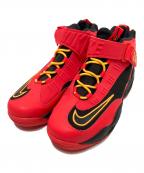 NIKEナイキ）の古着「ハイカットスニーカー」｜ブラック×レッド