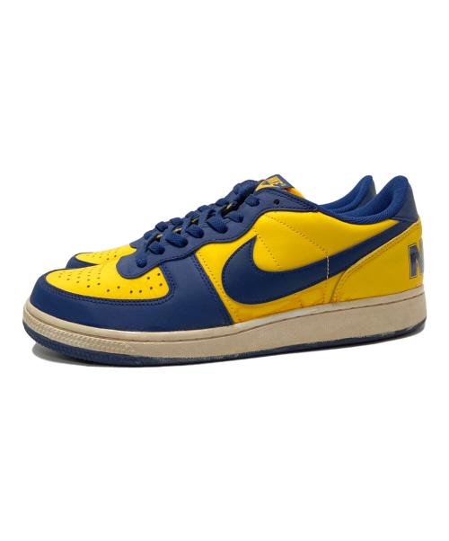 NIKE（ナイキ）NIKE (ナイキ) ローカットスニーカー イエロー×ネイビー サイズ:27.5cmの古着・服飾アイテム