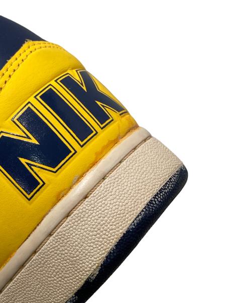 NIKE（ナイキ）NIKE (ナイキ) ローカットスニーカー イエロー×ネイビー サイズ:27.5cmの古着・服飾アイテム