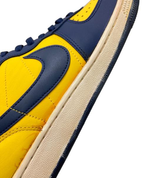 NIKE（ナイキ）NIKE (ナイキ) ローカットスニーカー イエロー×ネイビー サイズ:27.5cmの古着・服飾アイテム