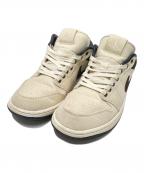 NIKEナイキ）の古着「AIR JORDAN 1 LOW PRM」｜ベージュ×ブラウン