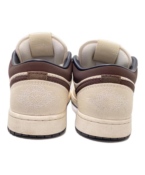 NIKE（ナイキ）NIKE (ナイキ) AIR JORDAN 1 LOW PRM ベージュ×ブラウン サイズ:27.0cmの古着・服飾アイテム