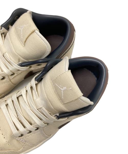NIKE（ナイキ）NIKE (ナイキ) AIR JORDAN 1 LOW PRM ベージュ×ブラウン サイズ:27.0cmの古着・服飾アイテム
