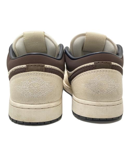 NIKE（ナイキ）NIKE (ナイキ) AIR JORDAN 1 LOW PRM ベージュ×ブラウン サイズ:27.0cmの古着・服飾アイテム