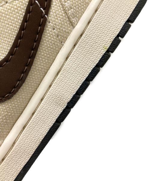 NIKE（ナイキ）NIKE (ナイキ) AIR JORDAN 1 LOW PRM ベージュ×ブラウン サイズ:27.0cmの古着・服飾アイテム